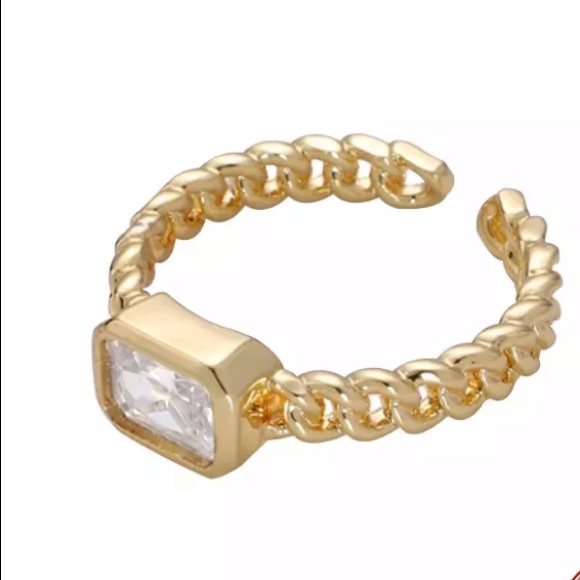 Sterling Silver 18K gold plated ring - Picture 2 of 5